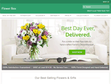 Tablet Screenshot of flowerboxnd.com